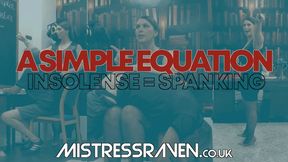 [886] A Simple Equation Insolence Equals Spanking