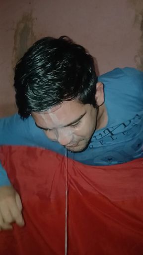 Passivo aguas lindas gagging on dildo