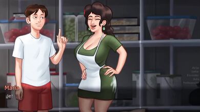 Thirsty StepMom Gushing Cum Inside Big Tits Big Ass MILF SummerSaga Hentai Gaming Cartoon