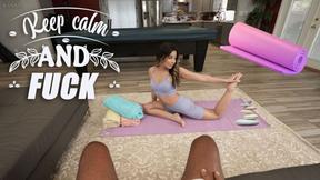 ”Yoga Stretching Leads to Xxlayna Marie's Desires”