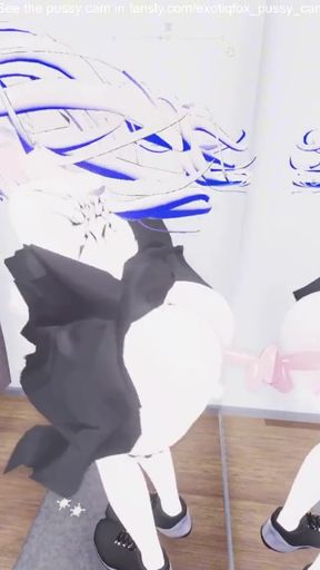 Jaw-dropping moment from &quot;Cute Gamer Girl Hentai Gamer Japanese Game Secret Flasher Manaka&quot;