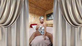 Hot Housewife Lukerya. Morning Starts in Bed.