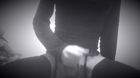 18 year old Chloe trap fills condom while riding sextoy