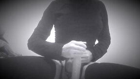 18 year old Chloe trap fills condom while riding sextoy