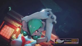 Charming girl licks goblin's cheese wang in hot 3D cartoon