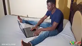 Ebony Twink Isma Jerking Off