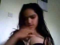 Indian Babe with Cute Lips on Webcam