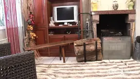 Amateur bi-sexual french older couple sharing a cock and gets both sodomized and facialized