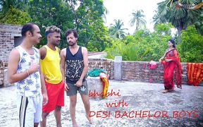 Local Bachelor Boys Different Type Hardcore Fuck with Local Bhabhi Full Movie