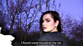 Big tits babe gets fucked in the forest
