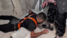 comi o cu do seguranca na obra