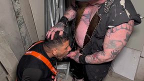 comi o cu do seguranca na obra