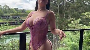 Hot latina sits her hourglass body on his cock and ride in reverse cowgirl POV
