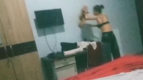 Amateur Indonesian Asian Couple - Homemade Mature Neighbor Wife