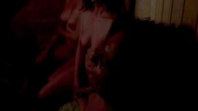 Girls Chatting in Public Sauna