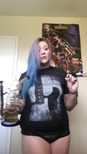 Smoking  naked and masturbating Compilation