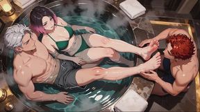 Male Feet Stories #20: Hot Tub Soles and the Beta Who Paid for Them