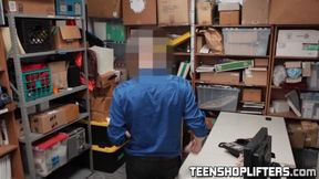 Aurora Winters gets roughed up by a security guard with a large dick&#x1F346;