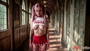 fucked a tattooed cheerleader in college [ai]