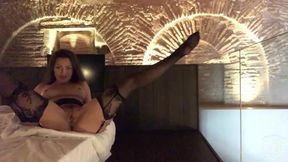 Solo Dance Tease in Stockings and Garters