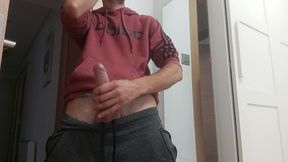 I Complete the Prosperous Hand-job of this Phat Rock hard Trouser snake that Stretches the Man-cream in Jets Everywhere