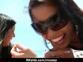 Sexy wild chick gets paid to fuck 1