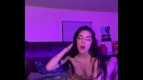 The sexy model fucking and riding cock
