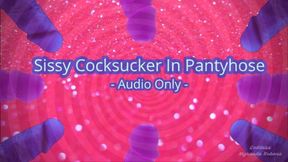 Sissy Cocksucker In Pantyhose - Audio Only MP4