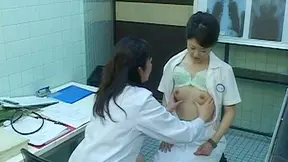 Japanese Milf Nurse Seduces Doctor – Hot Steaming Affair in Exam Room Pt2