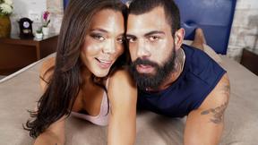 ”TGIRLS XXX - Sophia Montesino Screwed & Gets Screwed Her Man”