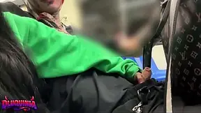 The adrenaline rush is more enjoyable on the subway, and the risky sex is incredibly arousing.