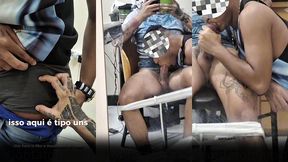 o vizinho do meu amigo veio tatuar a bunda e acabou mamando