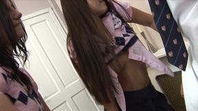 Babes Have Hardcore Threesome in The Principal's Office
