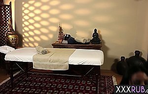 Amazing big ass MILF Nikki Daniels client gave a hot footjob and blowjob