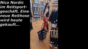 Shopping in the equestrian store