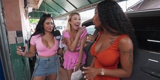 Sarai Minx rides Damion Dayski's cock