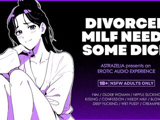 Erotic Audio ASMR - Divorced mother I'd like to fuck is Hopeless for the Handyman's Schlong - Blow job, Creampie, Roleplay