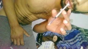 Hairy Naughty Showing off