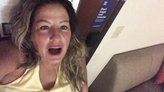 Cheating white fiance DejaBlueX records herself groaning while I eat her snatch and rubs her long melons