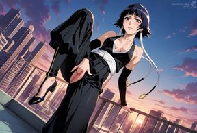 After Dark, Sui-feng Is a Dangerous Captain in the Ai Adaptation of Bleach