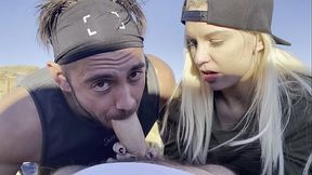 Caught Having Bisexual Threesome Outside