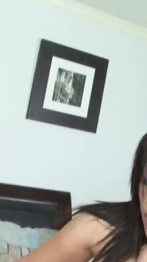 Sasha Hollander a slutty girlfriend of Asian origins with firm and velvety breasts is satisfied in the pussy