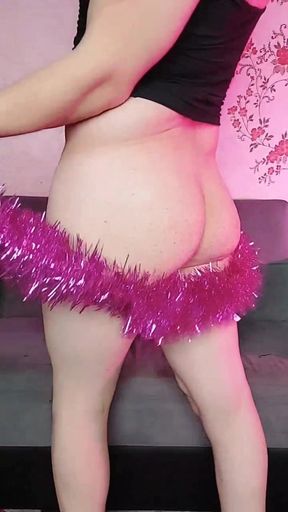 White Angel: Big Booty, Cute Crossdresser Model Magic