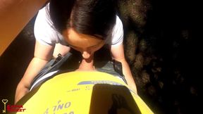 Omg! Blowjob Break While Hiking!