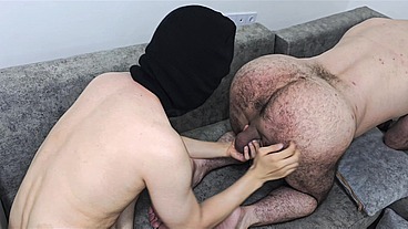 Poor Twink Barebacked Hard by Ceasar's Huge Dick.
