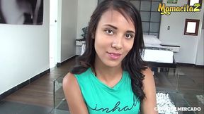 CARNEDELMERCADO - (Dayana Cruz, Alex Moreno) - Small Latina Teen Babe Bang Hard By A Thick Cock