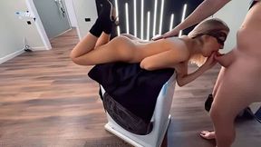 Hard penetrate delivery stud jizz inwards pussy, ash-blonde porn vlog slut!