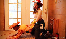 Cosplay Toy Story Tgirl Jessie Fucks Woody