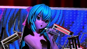 Miku Tempts Fate with Sensual Beats in Hot Project Diva Encounter
