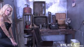 Stockings fetish and solo with Helly